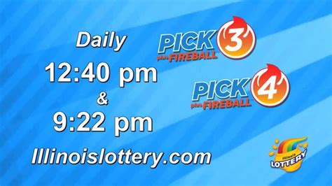 DRAW CLOSE 12:35 PM & 9:15 PM. . Illinois lottery pick 3 4 results